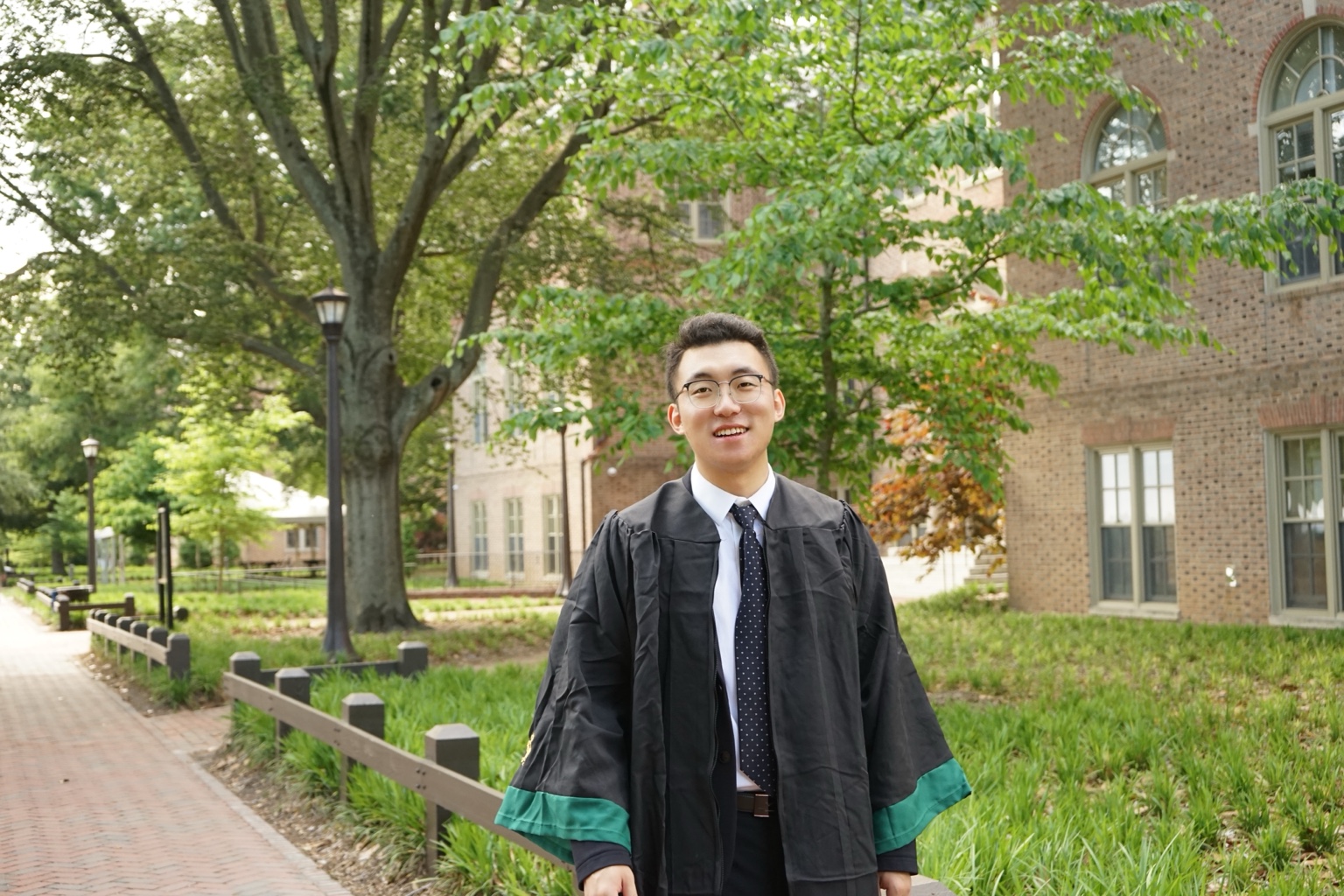 Boyang Li at his William & Mary graduation
